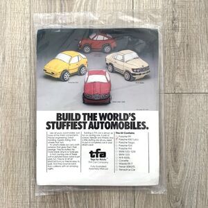 Vintage TFA Margie Smith Haas Car Porsche 930 Turbo Plush Stuffed Pillow DIY